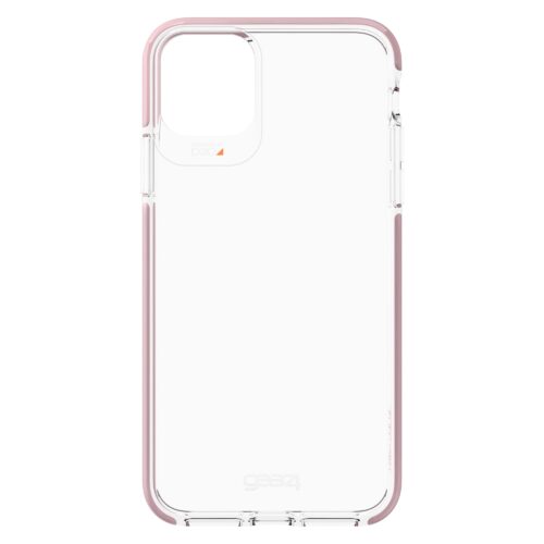 GEAR4 COVER PARA IPHONE 11 PRO MAX TRANSPARENTE Y ROSA
