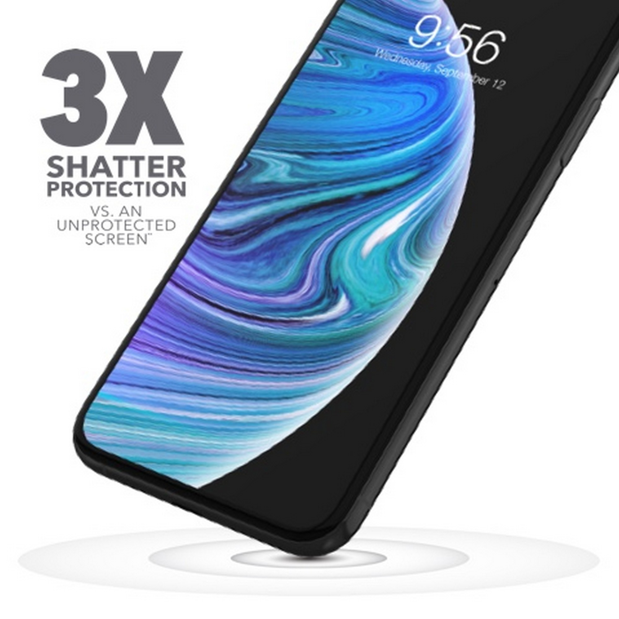 Vidrio Templado InvisibleShield Glass+ VisionGuard para iPhoneX/Xs - Clear