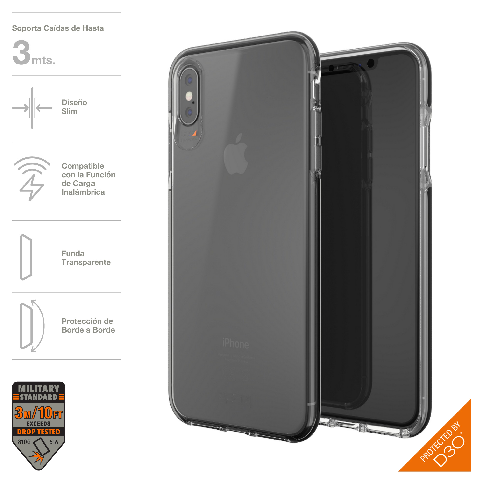 GEAR4 iPhone XS Max Crystal Pal Clear