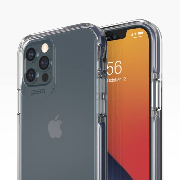 GEAR4 COVER PARA IPHONE 12 MINI TRANSPARENTE Y AZUL