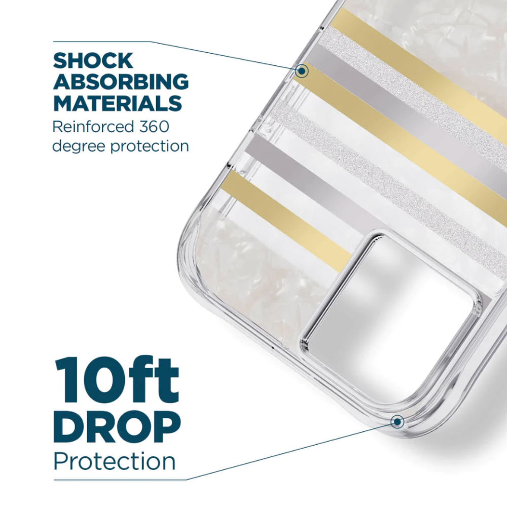 Cover iPhone 14 Pearl Stripes