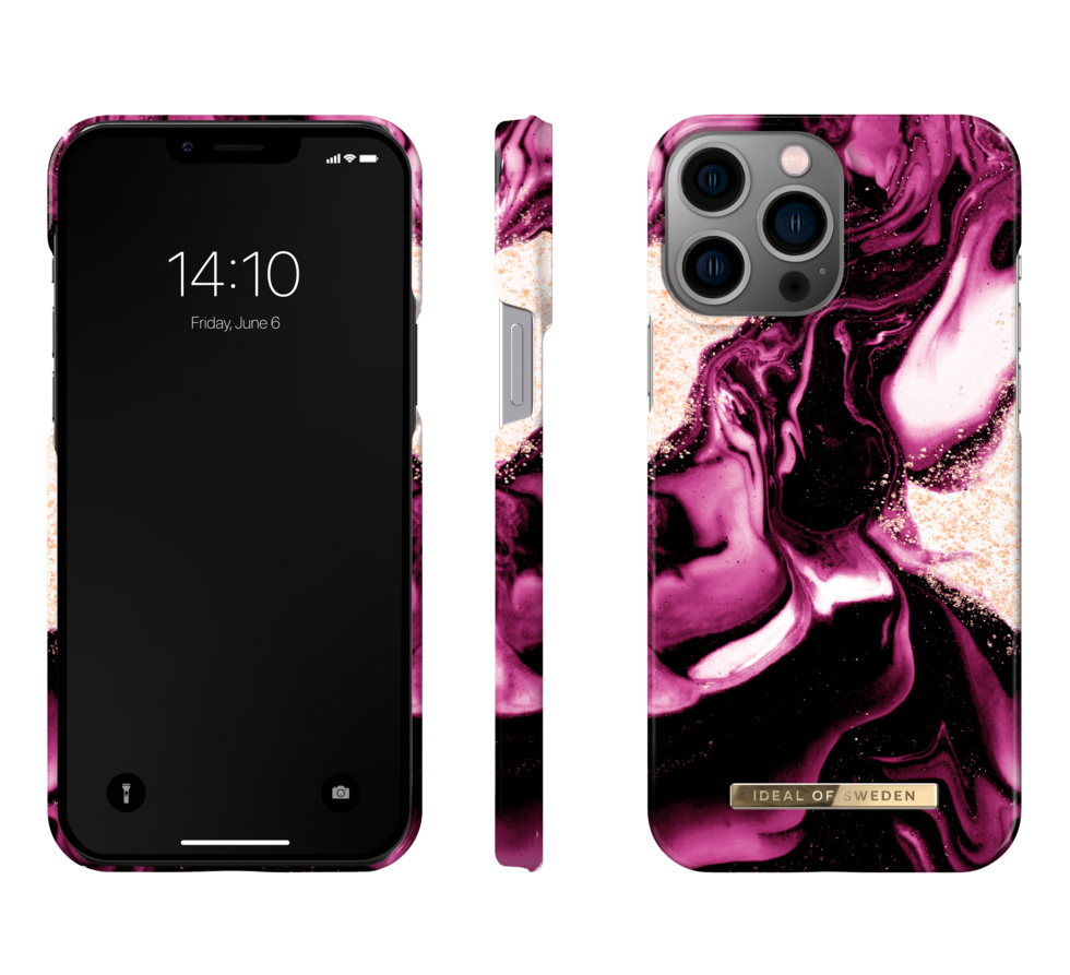 Cover iPhone Golden Ruby Marble Sweden